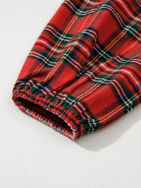 Plaid Print Ricrac Tiered Bubble Sleeve Mini Dress – Trendy, Flattering, and Stylish for Casual and Special Occasions