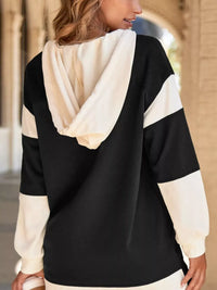 Button-Down Color Block Hoodie for Men & Women – Stylish, Comfortable Layering Piece for All Seasons